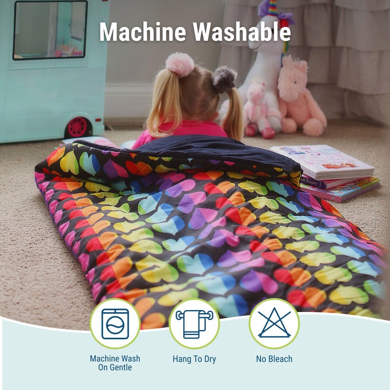 Wildkin Kids Sleeping Bag â€“ Roll-Up Design with Storage Bag for School, Travel & Camping - Magical Unicorns - Image 5
